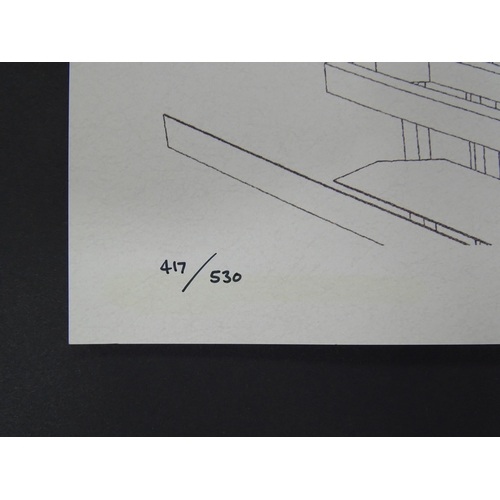 1828 - Imbue, 21st century, Limited edition lithograph, Dominion. Signed and numbered 417 / 530 lower. With... 