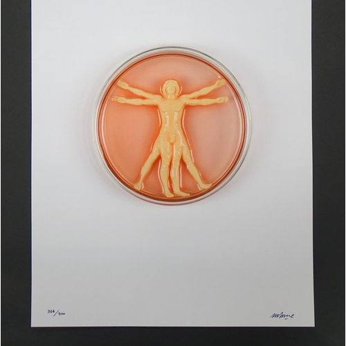 1831 - Imbue, 21st century, Limited edition screen print, Vitruvian Man-Made. Signed and numbered 368 / 500... 