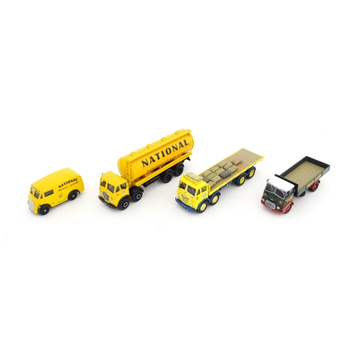 850 - Toys: Three Corgi Toys die cast scale model vehicles comprising Foden FG 8 Wheel Platform Lorry Blue... 