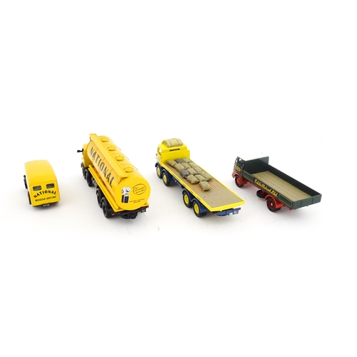 850 - Toys: Three Corgi Toys die cast scale model vehicles comprising Foden FG 8 Wheel Platform Lorry Blue... 