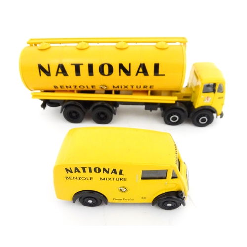 850 - Toys: Three Corgi Toys die cast scale model vehicles comprising Foden FG 8 Wheel Platform Lorry Blue... 