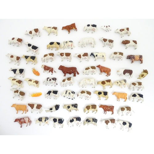 857 - Toys: A quantity of assorted Britains farmyard die cast and plastic toys / models to include tractor... 