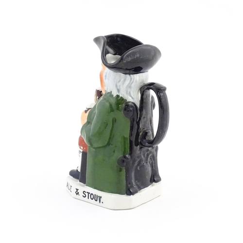 1088 - A 20thC advertising Toby / character jug for Hoare & Co. Ale & Stout by by Hancock and Corfield Ltd ... 