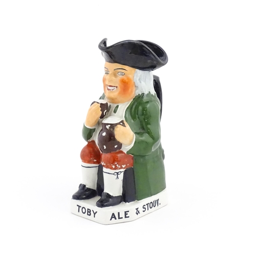 1088 - A 20thC advertising Toby / character jug for Hoare & Co. Ale & Stout by by Hancock and Corfield Ltd ... 