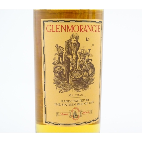 1098 - A 70cl bottle of Glenmorangie single malt Scotch whisky, in presentation tin depicting 'The Men of T... 