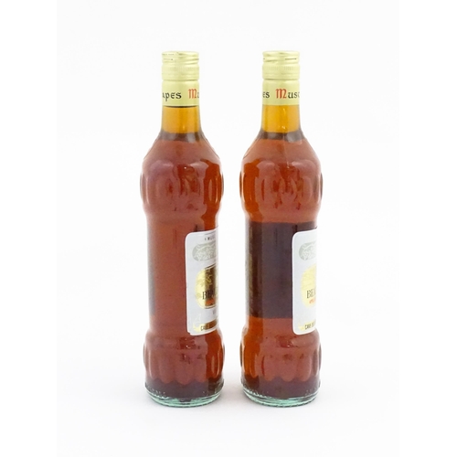 1099 - Two bottles of Cave des Vignerons, Beaumes de Venise muscat dessert wine, 75cl (2)