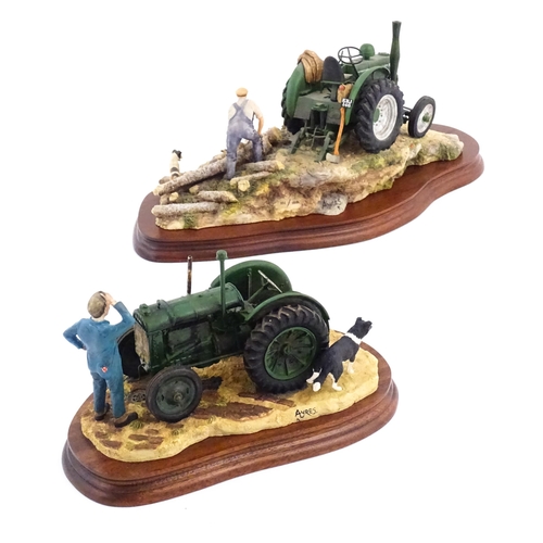 904 - Two Border Fine Arts models by Ray Ayres, comprising a limited edition James Herriot model Hauling O... 