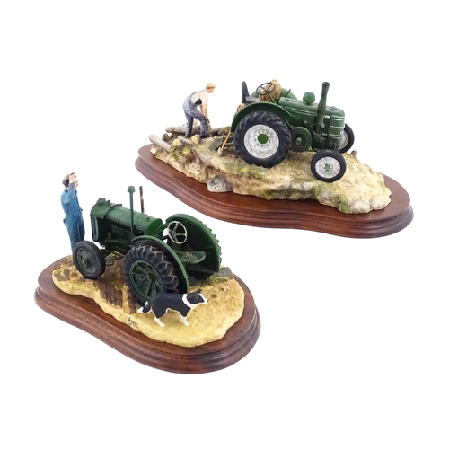 904 - Two Border Fine Arts models by Ray Ayres, comprising a limited edition James Herriot model Hauling O... 