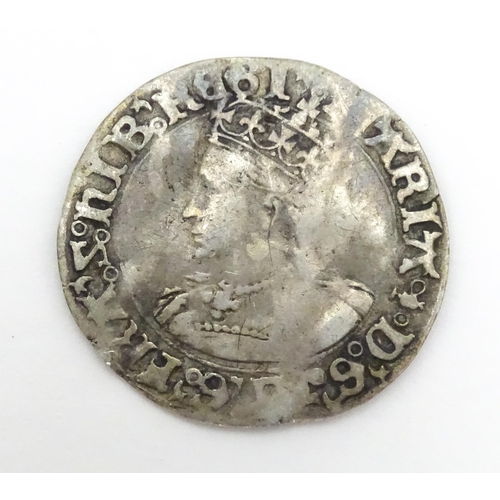 782 - Coins: Two hammered silver coins, comprising a James I coin and a Mary I coin (2)