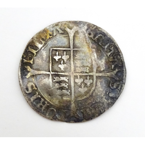 782 - Coins: Two hammered silver coins, comprising a James I coin and a Mary I coin (2)