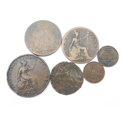 787 - Coins: Assorted 19thC coins to include George IV, William IV and Victorian examples. (17)