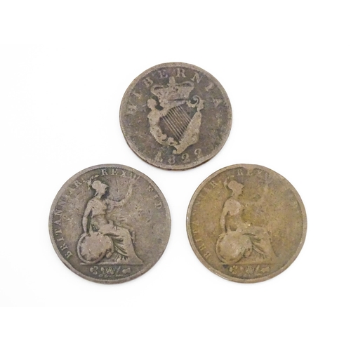 787 - Coins: Assorted 19thC coins to include George IV, William IV and Victorian examples. (17)