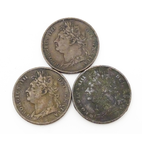 787 - Coins: Assorted 19thC coins to include George IV, William IV and Victorian examples. (17)