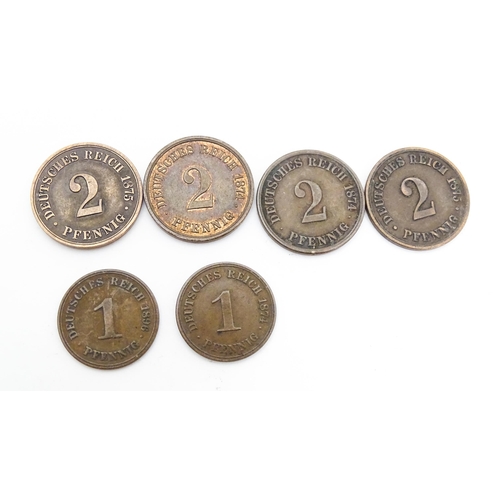 788A - Coins: A quantity of assorted coins examples to include Prussian, German, Austrian, Austro-Hungarian... 