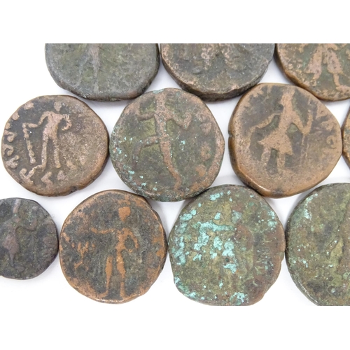 788B - Coins: A quantity of old coins to include examples from the Kushan Empire, etc. (29)