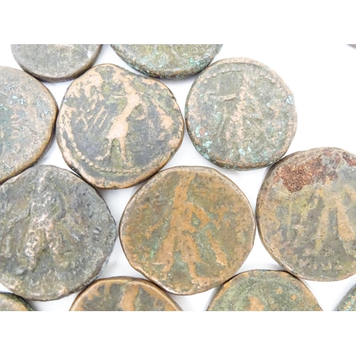 788B - Coins: A quantity of old coins to include examples from the Kushan Empire, etc. (29)