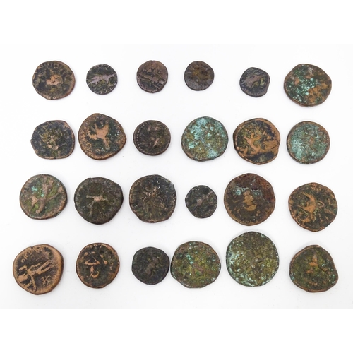 788B - Coins: A quantity of old coins to include examples from the Kushan Empire, etc. (29)