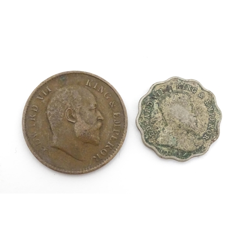 792A - Coins: A quantity of assorted Victorian Indian coins to include Rupees, Annas, etc. to include examp... 