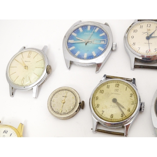 774A - A large quantity of assorted wrist watch cases, bracelets, straps, etc.