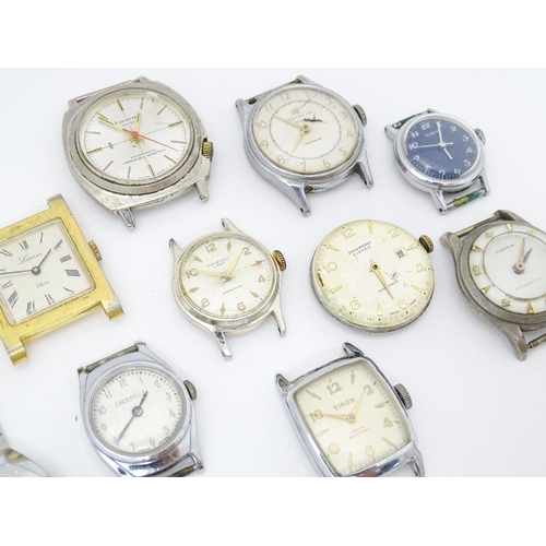 774A - A large quantity of assorted wrist watch cases, bracelets, straps, etc.