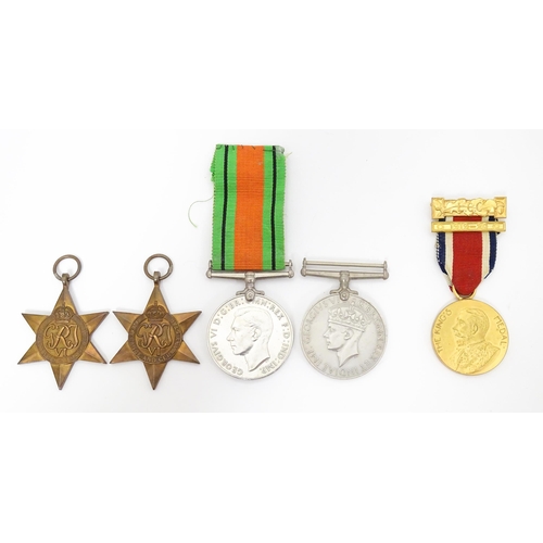 805 - Militaria , WWII / WW2 / World War Two / Second World War : a group of four campaign medals, compris... 