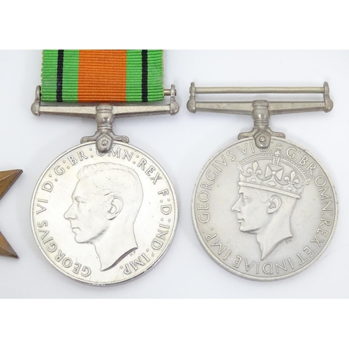 805 - Militaria , WWII / WW2 / World War Two / Second World War : a group of four campaign medals, compris... 