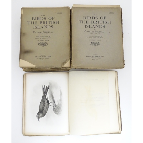 937 - Books: The Birds of the British Islands by Charles Stonham with illustrations by Lilian M. Medland, ... 