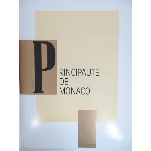 942 - Book: La Principaute de Monaco, by Michel Daner & Noelle Bine-Muller. Published by Imprimerie Toscan... 