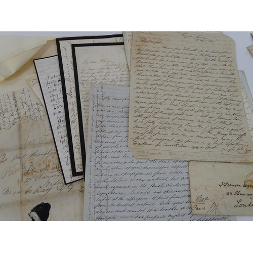 998 - A quantity of 19thC and later ephemera relating to Sir John Simon Sergeant-at-Law, the famous Anglo-... 