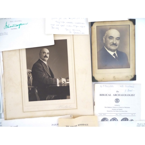 999 - A quantity of assorted ephemera and photographs relating to the Rossdale family, to include obituary... 