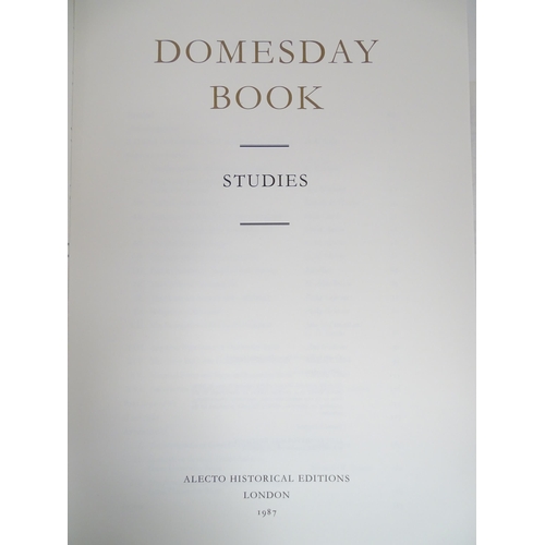 969 - Books: The Lancashire Domesday, comprising Introduction & Translation, Studies, and Folios & Maps. P... 