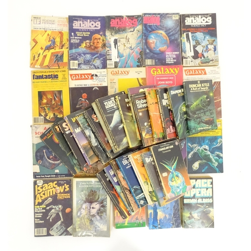 974 - Books: a quantity of mid to late 20thC Science Fiction paperbacks, comprising: Of Time and Stars by ... 