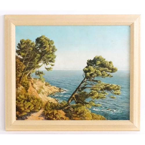 1472 - Granat, 20th century, Oil on canvas, A Mediterranean coastal scene. Signed and dated (19)98 lower le... 