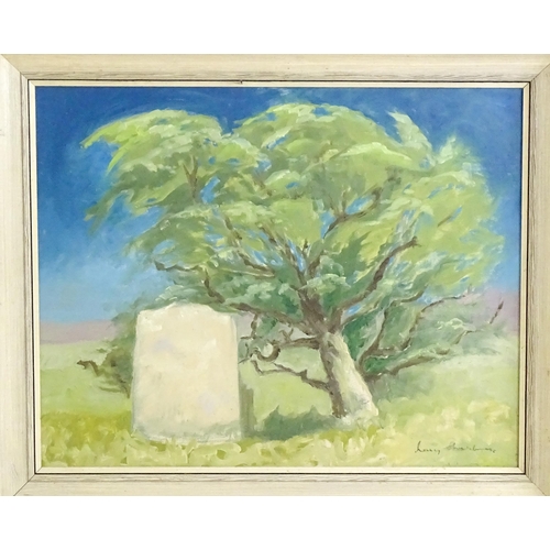 1511 - Mary E. Sherman, 20th century, Oil on board, The Guardian Tree. Signed lower right and ascribed vers... 