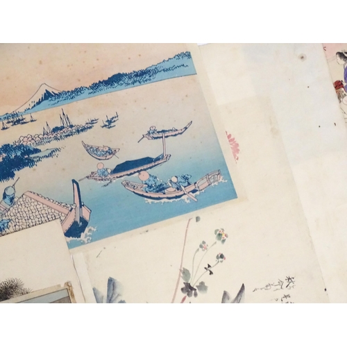 1771 - Japanese School, Assorted prints to include The Tea Plantation of Katakura in Suruga after Katsushik... 