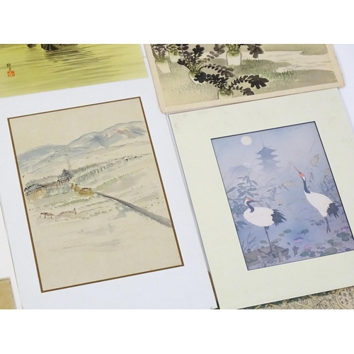 1771 - Japanese School, Assorted prints to include The Tea Plantation of Katakura in Suruga after Katsushik... 