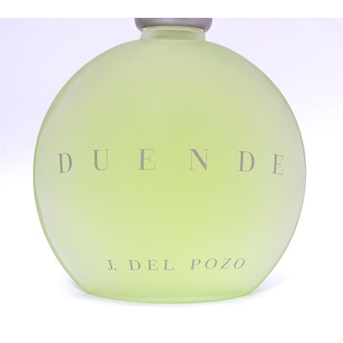 1264 - A large / oversized shop display advertising perfume bottle for Duende by Jesus del Pozo. Approx. 17... 