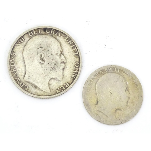 786 - Coins: A large quantity of 19th and 20thC coins, tokens to include a Victoria gothic florin, a Georg... 