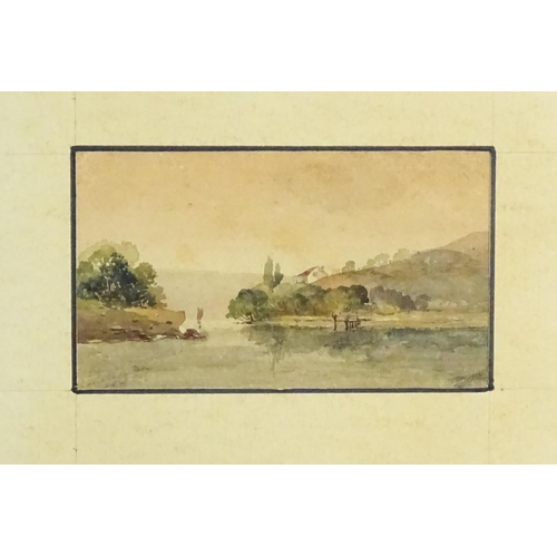 1641 - 19th century, Australian School, Watercolour, Lane Cove River, New South Wales, Australia. Inscribed... 