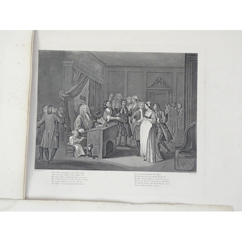 1799 - A folio containing a quantity of 18th century engravings after William Hogarth (1697-1764), to inclu... 