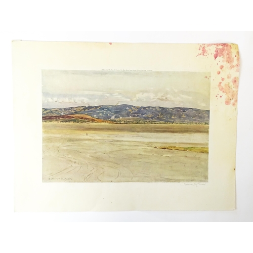 1803 - After Norman Wilkinson (1878-1971), Signed colour prints, Two landscape scenes, possibly depicting t... 