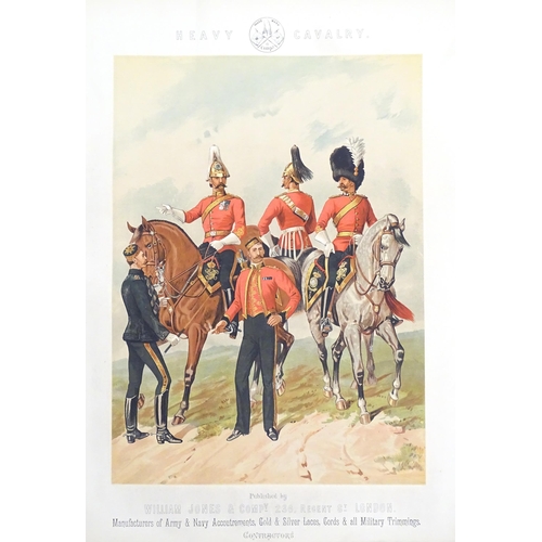 815 - Militaria : A Victorian dress uniform advertising folio catalogue by William Jones & Company, London... 