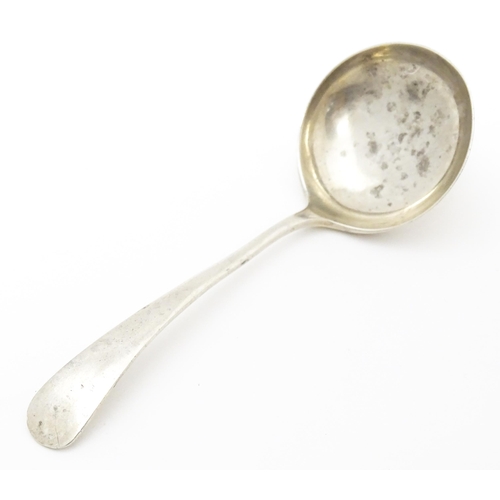 454 - A silver ladle hallmarked Sheffield 1967, maker Francis Howard Ltd. Approx. 4 1/4