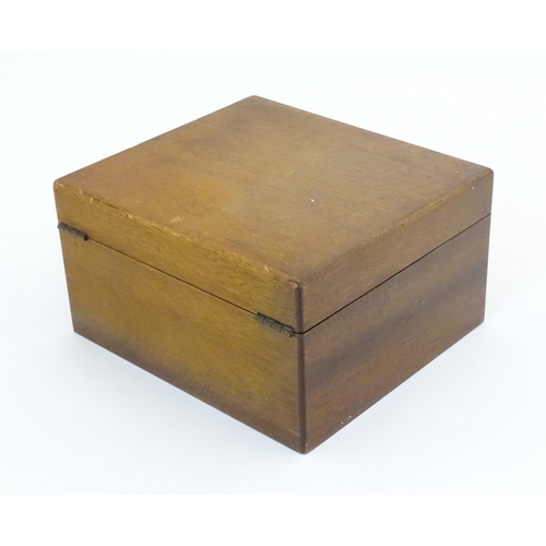 1178 - A 20thC mahogany Dunhill cedar lined humidor with two sections within. Together with a quantity of c... 