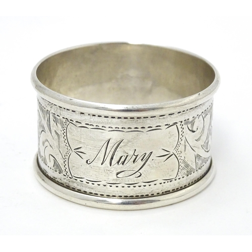 308 - Two silver napkin rings hallmarked Birmingham 1930, maker John Rose. (2)