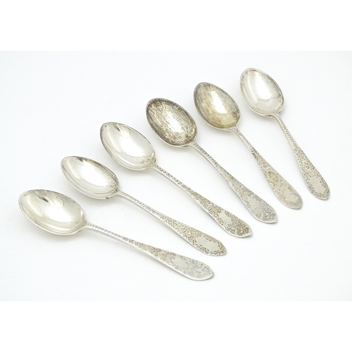 420 - Three silver teaspoons hallmarked London 1907 maker Wakely & Wheeler (James Wakely & Frank Clarke Wh... 