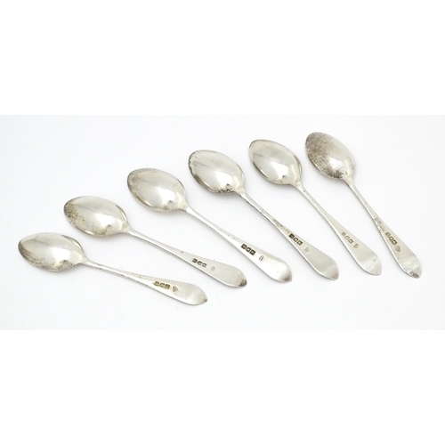 420 - Three silver teaspoons hallmarked London 1907 maker Wakely & Wheeler (James Wakely & Frank Clarke Wh... 