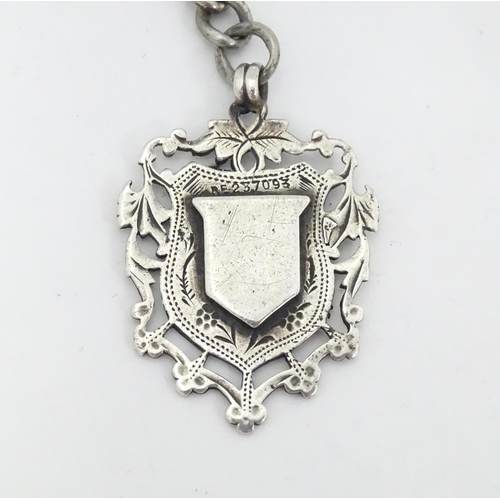 774 - A Victorian silver fob hallmarked Birmingham 1894. Fob approx. 1 1/2