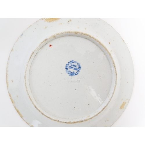 206 - Assorted ceramics to include a pair of Copeland Spode saucers, six Japanese pot and covers, a twin h... 