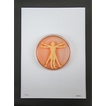 Poster Imbue 'Vitruvian Man-Made' - Édition Limitée Street Art Neuf